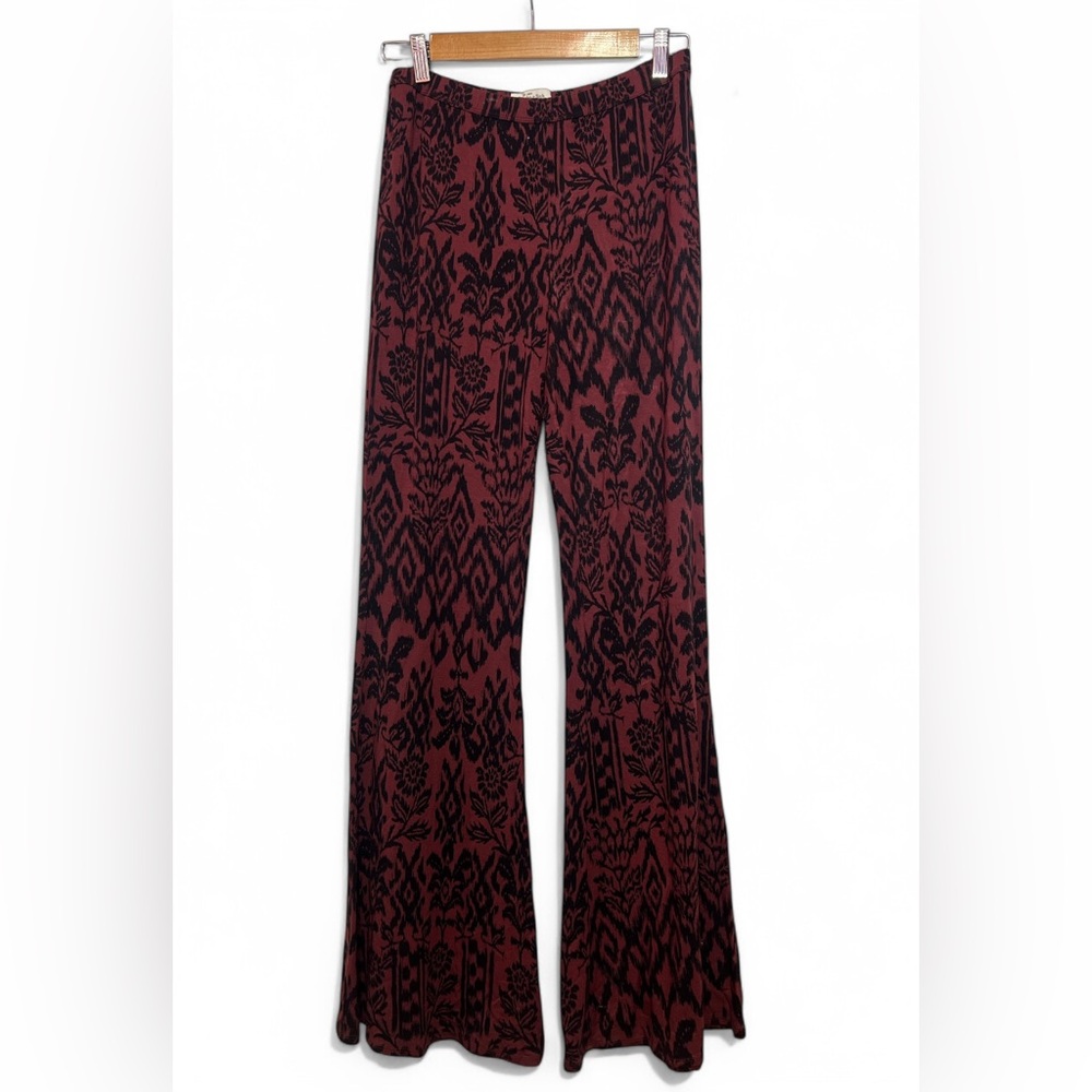 Abercrombie & Fitch wide Leg Flare Printed pants